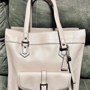 Coach Light Mauve Leather Charlie Tote